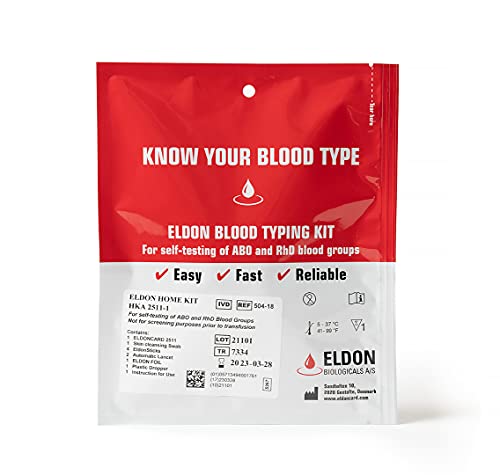 Blood Type Test (Complete Kit) A, B, AB, O