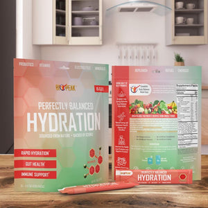 HYDRATE-PERFECTLY BALANCED HYDRATION | Bioavailable Hydration Derived from Whole Foods | Electrolytes Powder with Prebiotics, Probiotics, Antioxidants, Vitamins, Minerals and Organic Nutrients | Keto Friendly-15 Packets